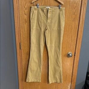 Stylish Tan Boot Cut Pants